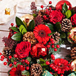 Bright Festive Flowers Wreath