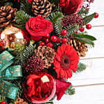 Bright Festive Flowers Wreath