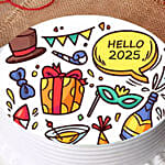 Hello 2023 Party Cake