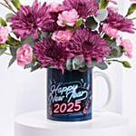 New Year Flower Mug