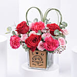 Love And Heart Flower Vase