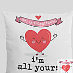 Im All Yours Personlized Valentine Mug And Cushion