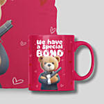 We Have Special Bond Mug And Cushion