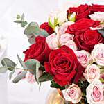 Valentine Rosy Reflections Arrangement