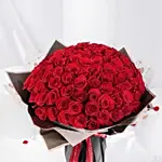 Forever Yours 111 Red Roses Valentines Bouquet