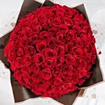 Forever Yours 111 Red Roses Valentines Bouquet