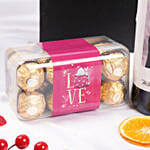 Celebration Of Love Personalised Wine Box