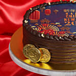 CNY Chocolate Fudge Round Cake