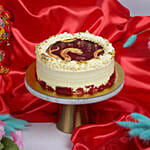 CNY Red Velvet Round Cake