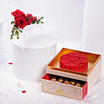 Cake Rochers and Roses Box for Valentines