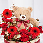 Blooming Hugs Valentines Arrangement