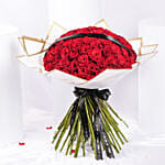 Valentine 99 Red Roses Bouquet