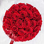 Bold & Beautiful Valentine Roses Arrangement