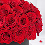 Bold & Beautiful Valentine Roses Arrangement