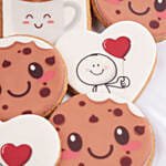 Valentine Love 12 Cookies