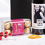 Celebration Of Love Personalised Wine Box