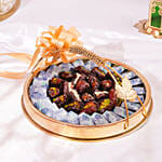 Stuffed Dates And Chocolate Platter