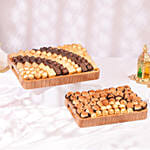 Arabic Sweets And Chocolate Duo