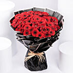 50 Red Gerbera Bouquet