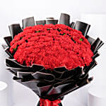 100 Red Carnations Bouquet