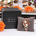 Titan Raga Rose Gold Watch for Her