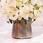 White Flowers in Premium Vase