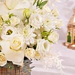 White Flowers in Premium Vase