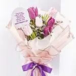 Mix Color Tulips Womens day Bouquet