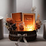 Elegant Love Themed Gift Basket