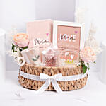 Elegant Love Themed Gift Basket