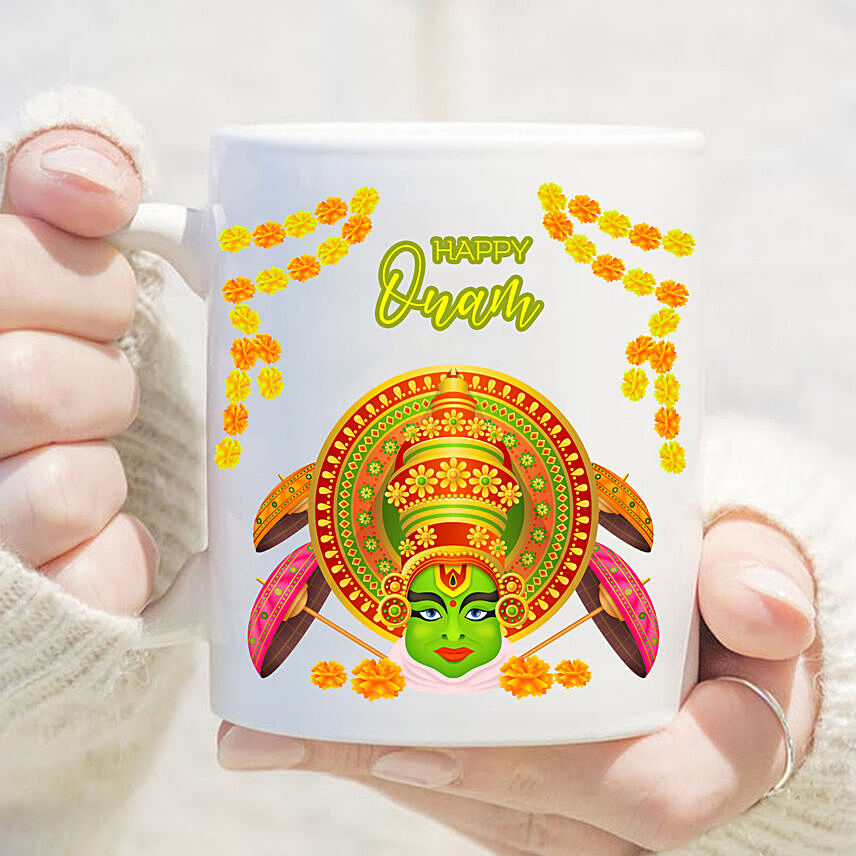 Happy Onam Kathakali Printed Mug