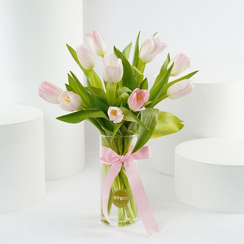 Amal | Pink Tulip Vase