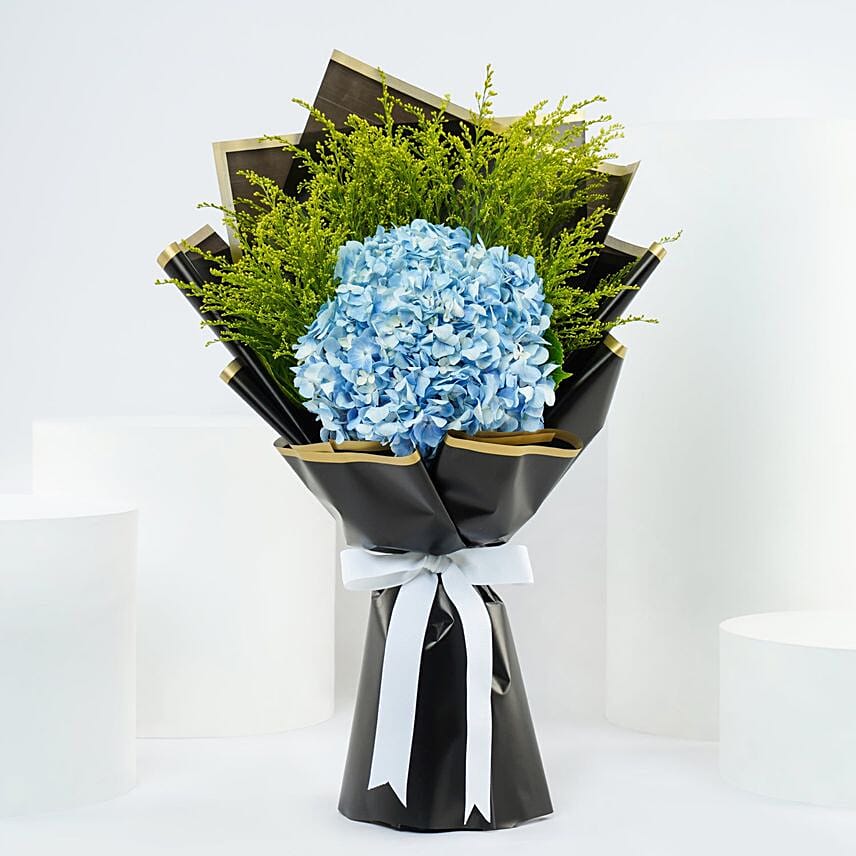 Blue Hydrangea Bouquet