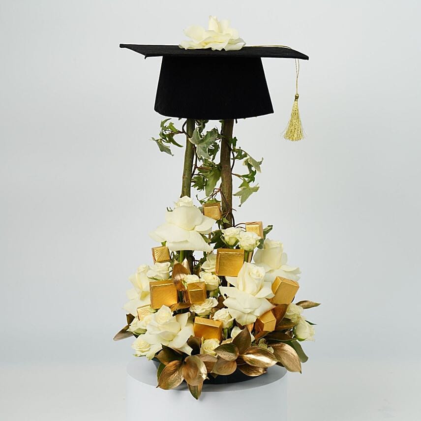 Graduation Rose Bouquet - Celebrate Success