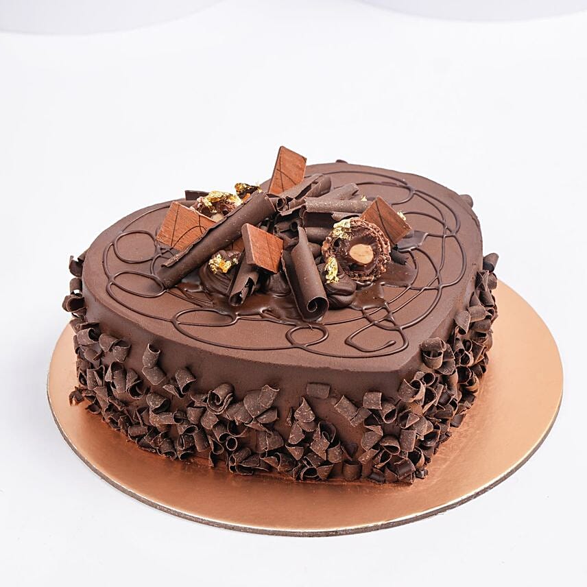 Heart Shape Chocolate Cake 1 Kg