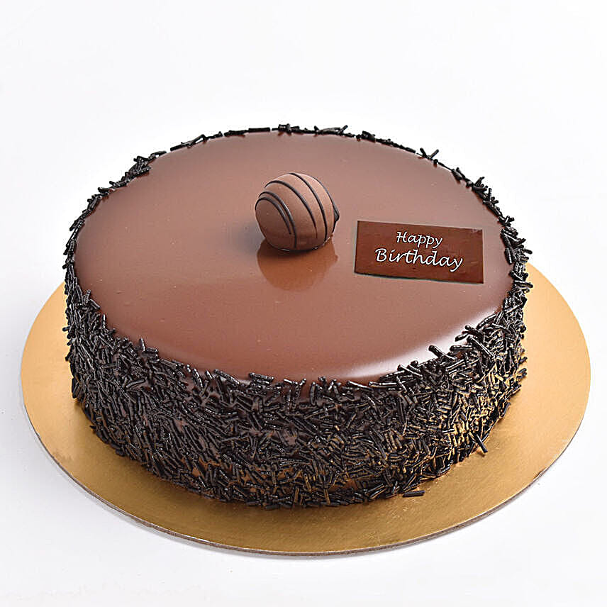 Delightful Birthday Chocolate Fudge Cake 1 Kg