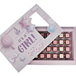 Newborn Baby Girl Chocolate Box