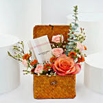 Delight Box Roses N Burberry Perfume Combo