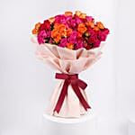 Baby Rose Bouquet In Vibrant Colors