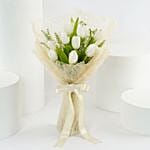 Riqa | White Tulip Bouquet