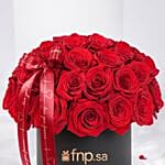 Love Gesture 35 Valentines Red Roses Box