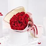 Malika 18 Red Roses Bouquet