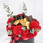 Ya Ghalak Red Flower Box N Chocolates