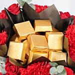 Ya Ghalak Red Flower Box N Chocolates