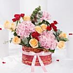 Charming Valentines Flower Box