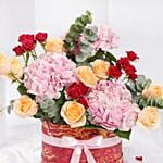 Charming Valentines Flower Box