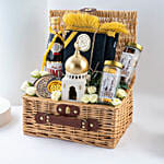 Opulent Ramadan Gifts Wicker Basket