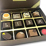 Extravagant Happy Birthday Chocolate Box 12 Pcs