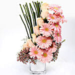 Heartfelt Mixed Rose And Gerberas Arrangement