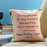 Personalized Birthday Message Cushion